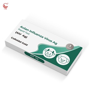 Kit Test Antigenico per Virus dell'Influenza Aviaria AIV H5 H7 H9, Rilevamento della Grippa Aviaria, Test su Strisce di Tampone Cloacale per Polli, Anatre e Allevamenti Avicoli, OEM ODM - Product Image 4
