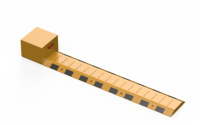 Bon prix équipement de sécurité routière pointes de trafic pneu tueur barrière pneu plat tueur véhicule barrage routier