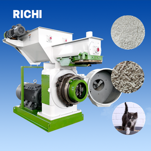 RICHI 핫 세일 500 Kg/H 1000 Kg/H 고양이 모래 벤토나이트 생산 기계 두부 고양이 모래용 - Product Image 1