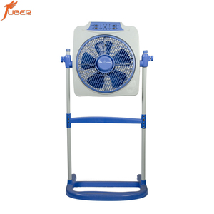 Ventilateur sur pied électrique compact en plastique, pliable, télécommandé, 12 pouces, <span class=keywords><strong>hauteur</strong></span> réglable, faible bruit, multi-vitesses, pour <span class=keywords><strong>bureau</strong></span> - Product Image 1