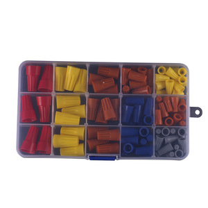 ปลอกหุ้มสายไฟแบบสกรู YC 102 ชิ้น กล่อง PVC ป้องกันขั้วต่อลดแรงดัน สำหรับการเชื่อมต่อปลายสายไฟ - Product Image 1