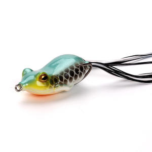 Grenouilles <span class=keywords><strong>pour</strong></span> <span class=keywords><strong>la</strong></span> pêche au bar Leurre de grenouille ultra réaliste sans mauvaises herbes <span class=keywords><strong>pour</strong></span> bar Snakehead brochet et plus flottant Topwater - Product Image 6