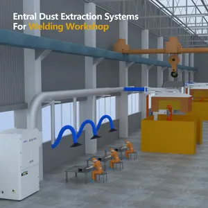 جهاز جمع الهواء الخارجي مزيل الغبار من أجل لحام روبوت محطة عمل للتحكم في الغبار