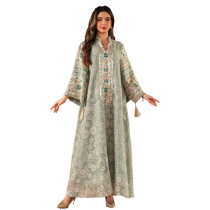 Personalización de Fábrica, Personalización de Logotipo, OEM, ODM, Elegante Abaya de Dubái, Moda Musulmana, Túnica Larga, Abaya Estilo Dubái, Abaya Musulmana de Lujo - Product Image 1