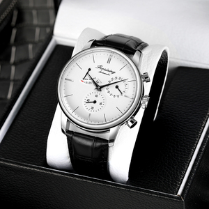 Nouvelle <span class=keywords><strong>montre</strong></span> <span class=keywords><strong>automatique</strong></span> de luxe pour <span class=keywords><strong>homme</strong></span>, tendance, bracelet en cuir véritable, OEM, mécanique - Product Image 3