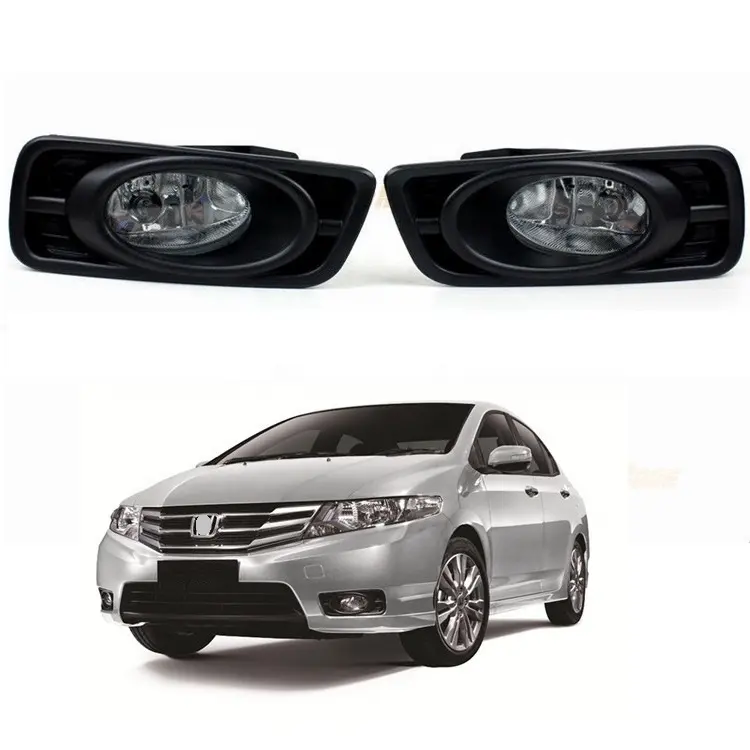 Противотуманные фары для переднего бампера OEM для Honda City 2012 2013 2014 с переключателем проводов и ободом