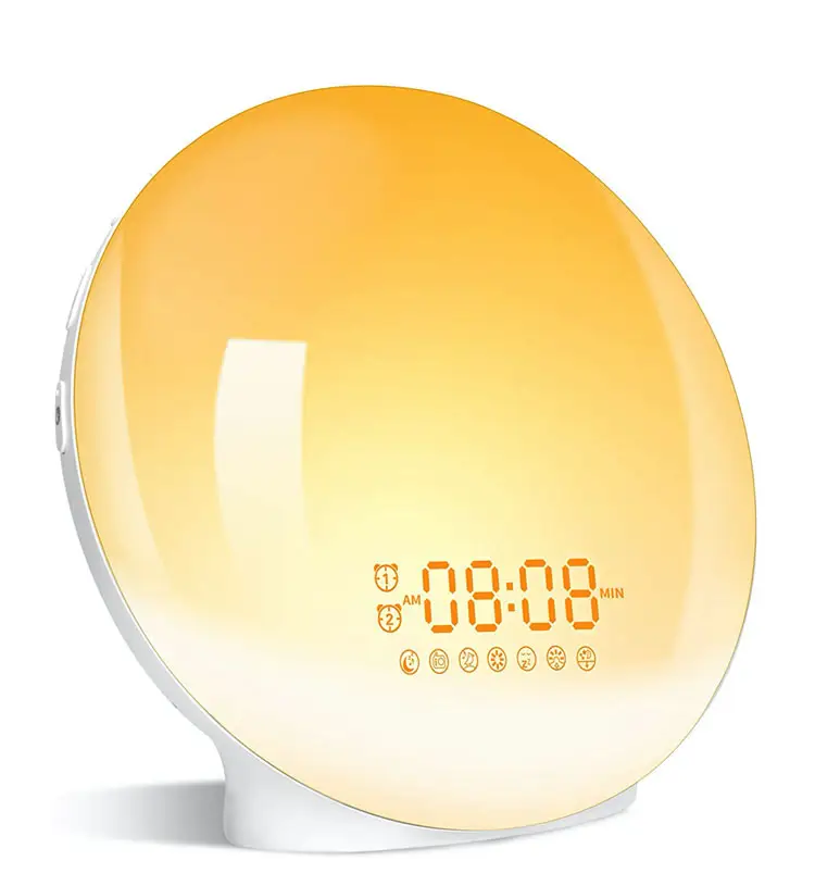 Простой умный рекламный цифровой будильник с датой и температурой для пожилых людей