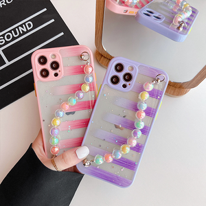 Fábrica al por mayor de lujo respetuoso con el medio ambiente perla cadena líquido funda para teléfono móvil para <span class=keywords><strong>iPhone</strong></span> 11 <span class=keywords><strong>12</strong></span> 16 Pro Max Protector de lujo - Product Image 5