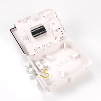 Boîte de distribution fibre FTTH Boîte à bornes 12 cœurs IP 65 avec connecteur LC Utilisation en extérieur utilisée pour le câble fibre optique SM