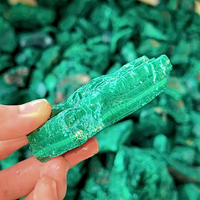Malachite brute naturelle du Zambie, vente en gros, haute qualité, pierre de malachite