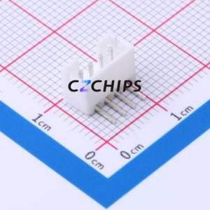 WAFER-PH2.0-4PWZ Wire-to-Board Pin Header Bent Lead Through Hole,P=2mm Connector 1x4P 2mm Right Angle Insert PH - Product Image 1