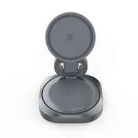 Chargeur sans fil magnétique pliable QiZ.2 Type-C rotatif 25W, charge rapide pour téléphone portable, multifonctionnel, portable, pour les voyages