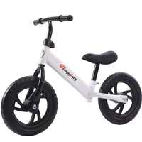 Bicicletta Senza Pedali per Bambini 1-3 Anni, Bici Auto-Bilanciante a Due Ruote per Principianti con Pneumatici da 12 Pollici, Walker con Ruote