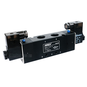 แอริช โซลินอยด์วาล์ว 4V420-15 วาล์วควบคุมลมแบบคอยล์คู่ 220V AC 4.5VA - Product Image 1