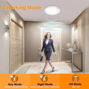 Luces LED que funcionan con pilas, sensor de movimiento, luz nocturna, luces de <span class=keywords><strong>techo</strong></span> interiores para sala de estar, pasillo, <span class=keywords><strong>baño</strong></span>, decoración del hogar y la cocina - Product Image 2