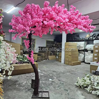 H164 3m, 2.5m Décoration d'intérieur, arbres artificiels en soie à fleurs de cerisier, centre de table Sakura, décoration de mariage
