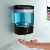 Induction automatique murale électrique automatique distributeur de savon liquide plastique blanc salle de bain moderne ABS 2 ans BGL 9031