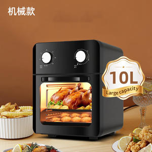 Friteuse à air intelligente 28x31x34cm carrée électrique sans huile avec fenêtre de visualisation pour une cuisson saine - Product Image 3