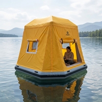Tente flottante d'été pour bateau de rafting Tente de radeau gonflable pour bateau Tente de camping flottante gonflable