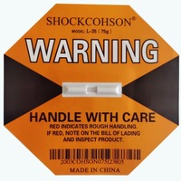 Autocollants de détection d'impact 75G, étiquettes d'avertissement d'expédition, autocollants indicateurs de choc Shockwatcher