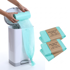 Bolsas Premium de 9m para Desechos de Pañales al por Mayor, con Aroma a Polvo, Inodoras, para Contenedores de Residuos de Guardería, Proveedor de Empaque Personalizado, Precio al por Mayor - Product Image 3