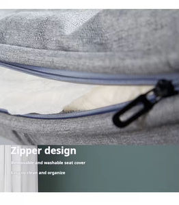 Sofá Cama Plegable Azul Refrescante de Verano, Alta Transpirabilidad, Suministro de Fábrica de Vietnam, Muebles para Apartamento - Product Image 3