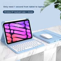 Cas Du Clavier tablette Pour iPad Air 5 Air 4 10.9 Pouces Pour iPad Pro 11 Pouces 2021 Cas Avec 10 pouces Sans Fil Clavier Et Souris