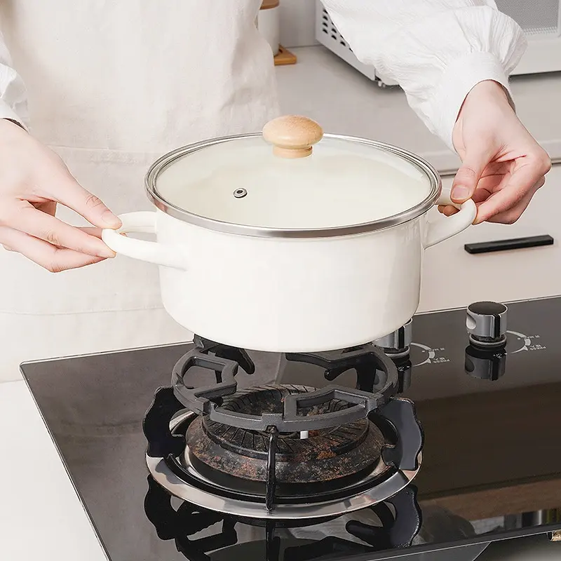 Gietijzeren Gas Kookplaat Anti-Slip Trivets Voor Melk Wok