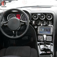 Kit de garnitures intérieures complètes en fibre de carbone pour Alfa Romeo 159 2004 2005 2006 2007 2008 2009 2010 2011 Accessoires intérieurs de voiture Autocollant