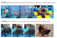 Mesin Pemotong Stator Motor Bekas Peralatan Daur Ulang Motor Listrik Pemulihan Tembaga Pemisahan Logam Garansi CE
