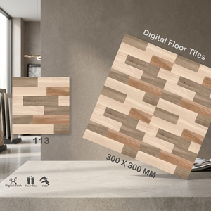 Carreaux de sol intérieurs en céramique antidérapants Vistaar 300x300mm 12x12, finition numérique mate, qualité supérieure, épaisseur 5mm - Product Image 4