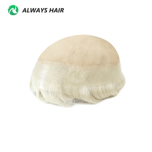 Prótesis Capilar de 9 Tamaños con Línea de Cabello Natural, Duradera, de Mono y PU, Color Blanco Plateado, Cabello Indio para <span class=keywords><strong>Hombre</strong></span> Calvo - Product Image 6