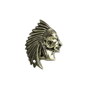 Men suit decoration accessories fashion custom safty decurity Indian zinc alloy vintage lapel brooch pins wholesale