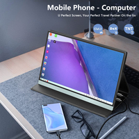 Moniteur Portable 13.3 pouces 1080P 1200:1 100% de SRGB Color Gamut Screen Moniteur Portable pour ordinateur portable Ps5