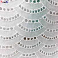RXF0605 tissu à œillets en coton tissu brodé vêtements africains