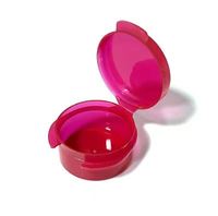 Mini pot à couvercle rabattable en plastique de 1g, 3g, 5g, 10g, boîte à charnière pour cosmétiques, conteneur d'emballage alimentaire de qualité alimentaire