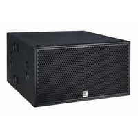 Système de subwoofer double 18'' en néodyme de haute qualité, type actif/passif, haut-parleur professionnel d'intérieur 2000W CVR