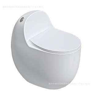 โถสุขภัณฑ์ทรงไข่แบบนกนางนวล รับน้ำหนักได้ 400 กก. ระบบไซฟอน 5 ลิตร เป็นมิตรกับสิ่งแวดล้อม ติดตั้งบนพื้น ผลิตที่เฉาโจว - Product Image 5