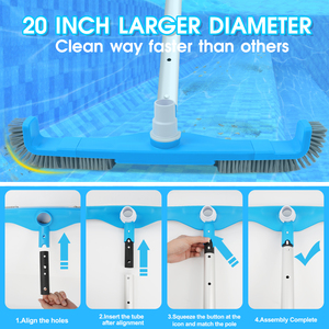 2 в <span class=keywords><strong>1</strong></span>, вакуумная щетка для бассейна - Product Image 6