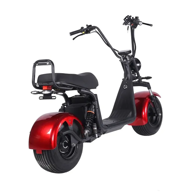 Ehoodax citycoco elétrico 1500w, carrinho de golfe para motocicleta, adulto, scooter europeu, armazém