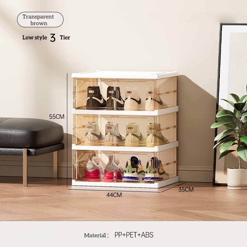 Double Row Low Profile 3-Tier (holds 6 pairs of shoes)