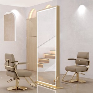 Espejo de Belleza con Retroiluminación LED Premium y Mesa Auxiliar, Muebles Profesionales para Salón de Peluquería - Product Image 6