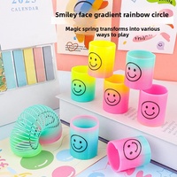 Mini Anneau Magique Extensible en Plastique Arc-en-ciel - Cadeau Amusant pour les Jouets des Enfants