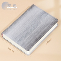 Carnet à spirales avec couverture en cuir A5, logo personnalisé et design dégradé arc-en-ciel, 96 feuilles, cadeau pour les étudiants