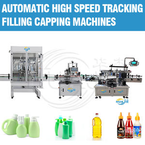 Champú de pistón automático HUAJIE, jabón corporal líquido, gel de ducha embotellado/llenado máquina de embalaje <span class=keywords><strong>precio</strong></span>/equipo/línea - Product Image 4