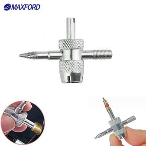Outil de réparation de pneus de vélo MAXFORD, outil de nettoyage de pneus, outil de démontage de valve, tournevis 4 voies pour pneus de voiture et camion, extracteur de noyau de valve - Product Image 2