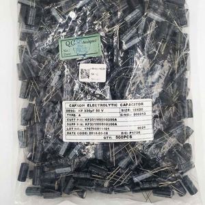 Whole Sale KF331M050G200A 10*20 Capacitors Through-Hole Electrolytic Capacitors 330uF 20% 50V - Product Image 1