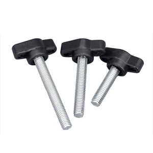 Plastic Thumb Screw National Standard Carbon Steel M6 Plastic Thumb Screw