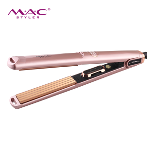 MAC Factory Wholesale Hair Straightener Salon Use Styling <strong>5</strong> Teeth Hair Crimping <strong>Iron</strong> Curling <strong>Iron</strong> Wave Corrugation Hair Crimper - Product Image 2