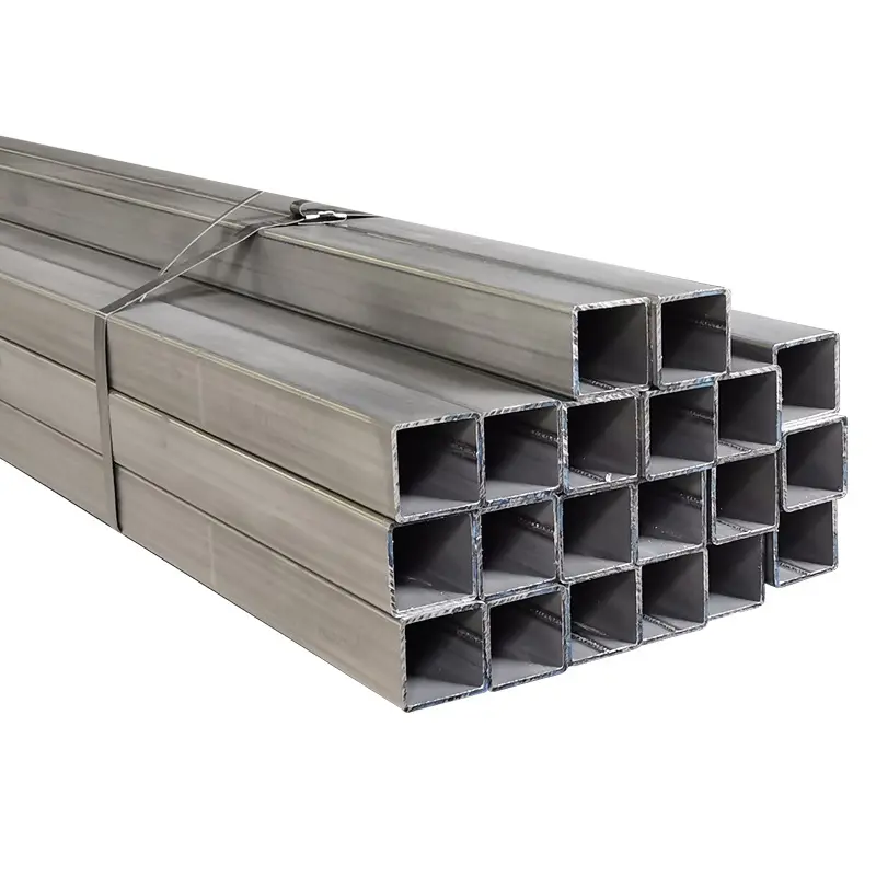 ASTM A106 Q345B Q235 Hollow Section Rectangular Pipe Black Carbon Steel Welded Square Metal Tube Steel Pipe